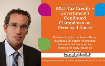 R&D Tax Credits – Government’s Continued Clampdown on Perceived Abuse